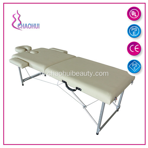 2 -sectie aluminium draagbare massagetabel